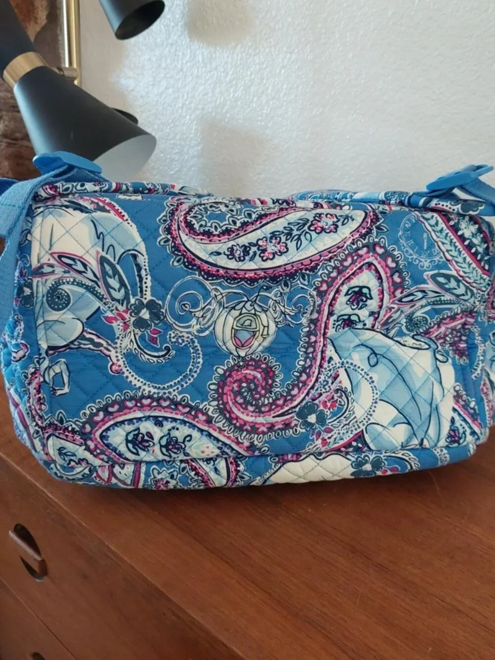 vera bradley paisley like new Disney Cinderella blue, pink, and white paisley pr